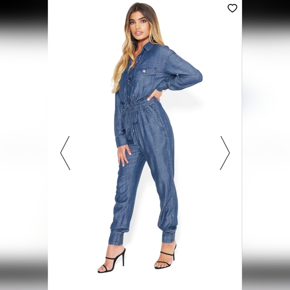 BEBE, size 2, jumpsuit - Picture 2 of 9